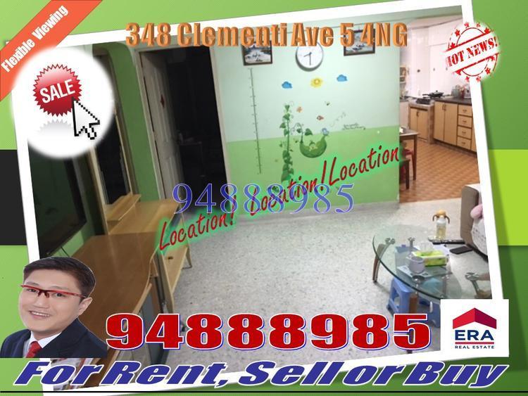 Blk 348 Clementi Avenue 5 (Clementi), HDB 4 Rooms #129442702